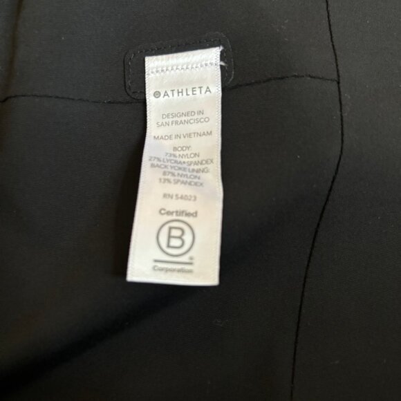 MOVING SALE - Athleta Interstellar Black Blazer Pockets Sz 8 - Picture 6 of 7
